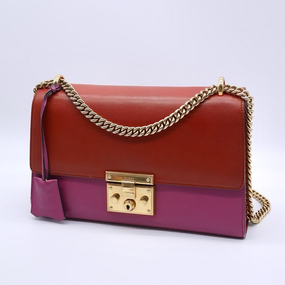 🍓GUCCI Padlock Leather Shoulder Bag - Picture 2 of 16